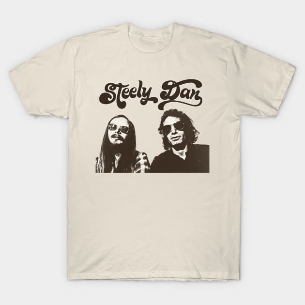 Retro Style Steely Dan Fan Art Design T-Shirt by CultOfRomance